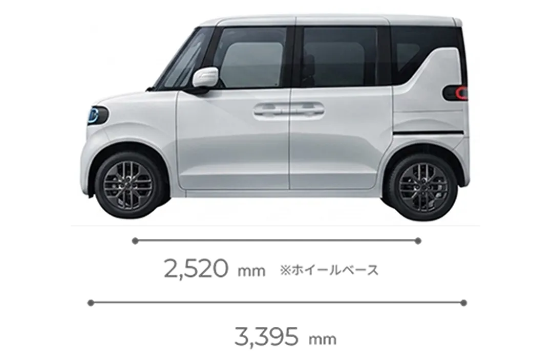 BYD RACCO 側面サイズ